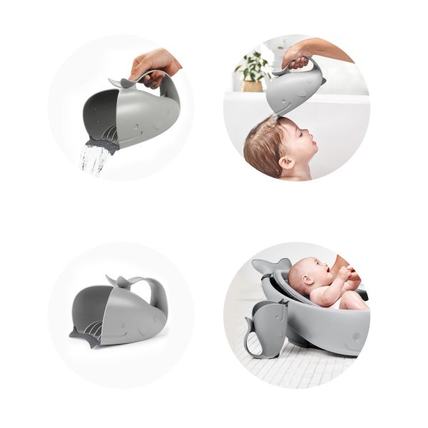 Skip Hop Moby Haarspoelbeker - Grey 