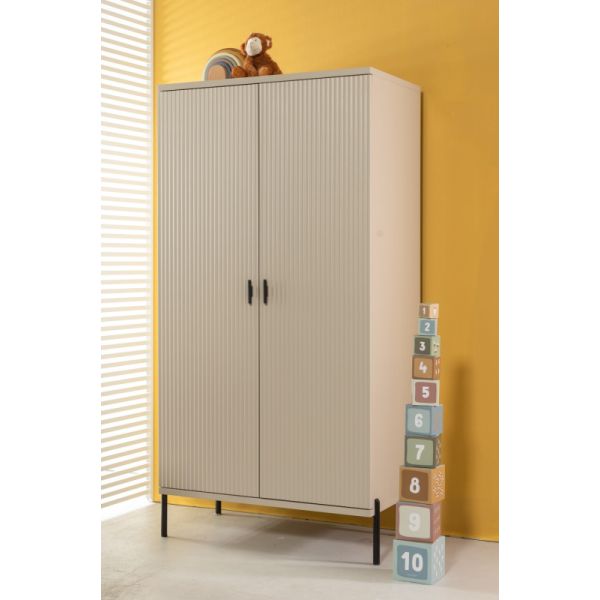 TWF Armoire murale 2 portes Waves Clay