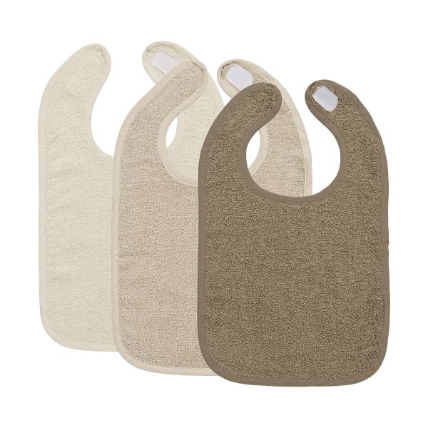 Meyco Slab - Badstof - Natural/Soft Sand/Taupe - 3-pack Meyco Slab - Badstof - Natural/Soft Sand/Taupe - 3-pack