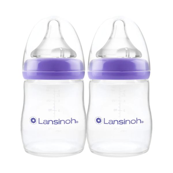 Lansinoh Babyfles - NaturalWave® Speen - 2x 160 ml Lansinoh Babyfles - NaturalWave® Speen - 2x 160 ml