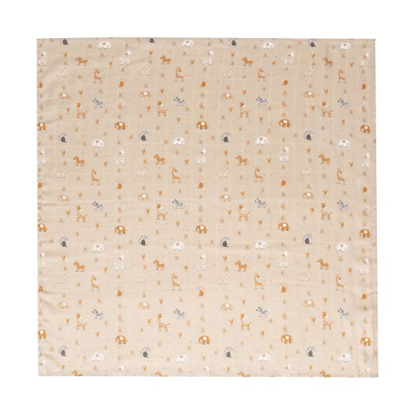 Bebe-Jou Steppe Hydrofiel Doek  -70x70 cm - 3 Stuks