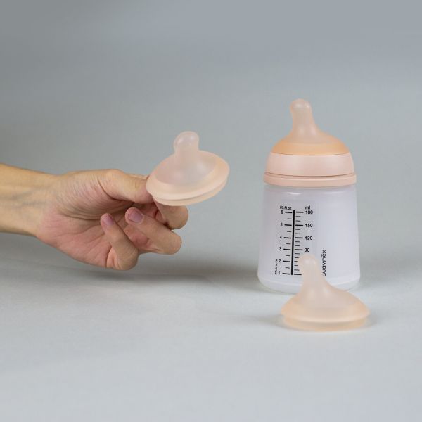 Suavinex Zero Zero Spenen Voor Anti-Koliek Fles - Fast Flow - 2 Stuks - Fair 