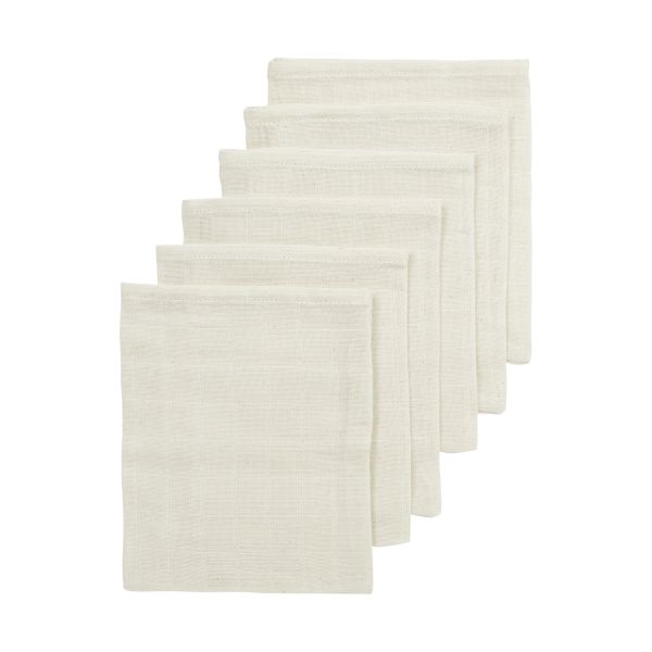 Meyco Doeken - 6 Stuks - 20 x 17 cm - Tetra - Nature Meyco Doeken - 6 Stuks - 20 x 17 cm - Tetra - Nature