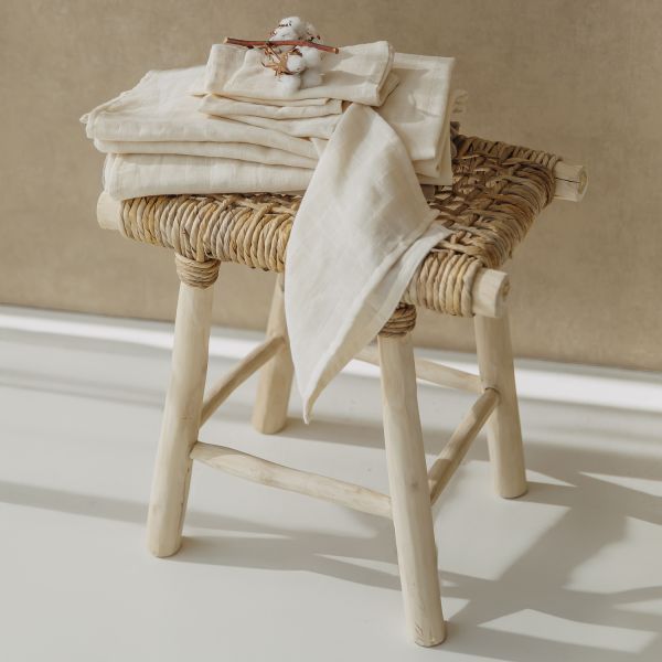 Meyco Tetra Doeken - 6 Stuks - 70 x 70 cm - Nature Meyco Tetra Doeken - 6 Stuks - 70 x 70 cm - Nature