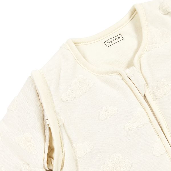 Meyco Studio Slaapzak Gevoerd - 90 cm - Jacquard Badstof - Clouds Natural Meyco Studio Slaapzak Gevoerd - 90 cm - Jacquard Badstof - Clouds Natural