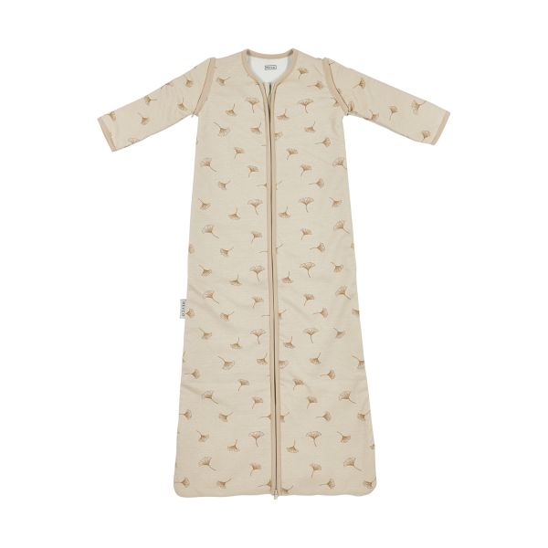 Meyco Slaapzak 4-Seizoenen Deluxe - One Size - Jersey - Ginkgo - Soft Sand Meyco Slaapzak 4-Seizoenen Deluxe - One Size - Jersey - Ginkgo - Soft Sand