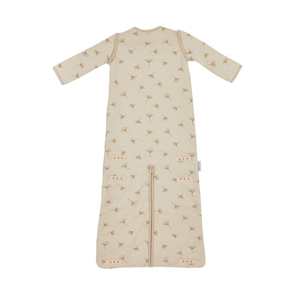 Meyco Slaapzak 4-Seizoenen Deluxe - One Size - Jersey - Ginkgo - Soft Sand Meyco Slaapzak 4-Seizoenen Deluxe - One Size - Jersey - Ginkgo - Soft Sand