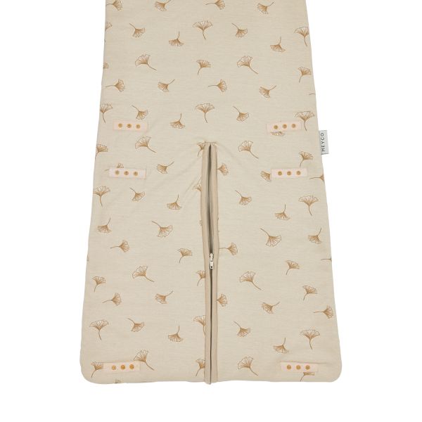 Meyco Slaapzak 4-Seizoenen Deluxe - One Size - Jersey - Ginkgo - Soft Sand Meyco Slaapzak 4-Seizoenen Deluxe - One Size - Jersey - Ginkgo - Soft Sand