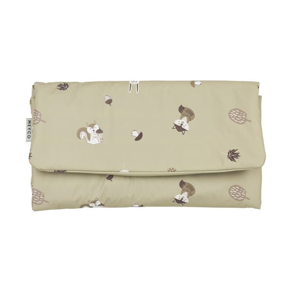 Meyco Verschoonmatje - Forest Animals Sand Meyco Verschoonmatje - Forest Animals Sand