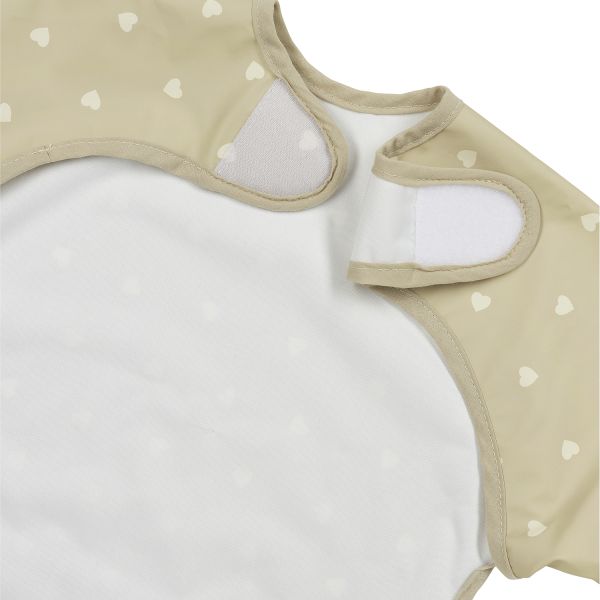 Meyco Mouwslab - Sweet Heart Sand/Soft Sand Meyco Mouwslab - Sweet Heart Sand/Soft Sand