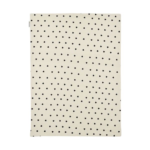 Meyco Deken Borduur Pre-Washed - 100 x 150 cm - Hydrofiel/Badstof - Sweet Heart Soft Sand Meyco Deken Borduur Pre-Washed - 100 x 150 cm - Hydrofiel/Badstof - Sweet Heart Soft Sand