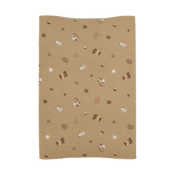 Meyco Aankleedkussenhoes Print - 50 x 70 cm - Jersey - Forest Animals Sand Meyco Aankleedkussenhoes Print - 50 x 70 cm - Jersey - Forest Animals Sand