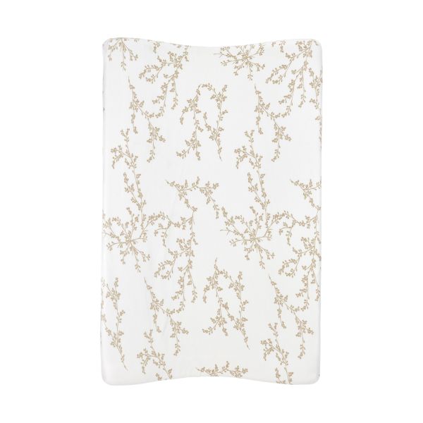 Meyco Aankleedkussenhoes Print - 50 x 70 cm - Jersey - Branches Sand Meyco Aankleedkussenhoes Print - 50 x 70 cm - Jersey - Branches Sand