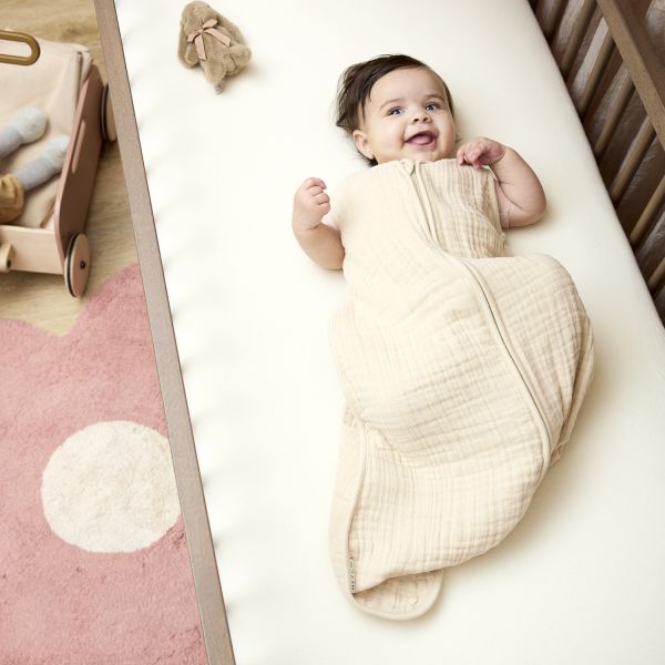 Meyco Baby Uni Zomerslaapzak - 90 cm - Pre-Washed Hydrofiel - Soft Sand Meyco Baby Uni Zomerslaapzak - 90 cm - Pre-Washed Hydrofiel - Soft Sand