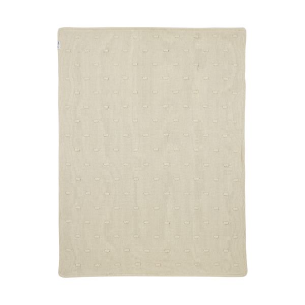 Meyco Baby Ledikantdeken Teddy Knots Soft Sand 100 x 150 cm Meyco Baby Ledikantdeken Teddy Knots Soft Sand 100 x 150 cm