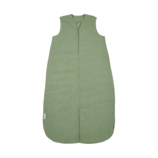 Meyco Baby Slaapzak tetra Gevoerd Uni Pre-Washed Olive Green 90 cm Meyco Baby Slaapzak tetra Gevoerd Uni Pre-Washed Olive Green 90 cm