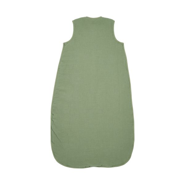 Meyco Baby Slaapzak tetra Gevoerd Uni Pre-Washed Olive Green 90 cm Meyco Baby Slaapzak tetra Gevoerd Uni Pre-Washed Olive Green 90 cm