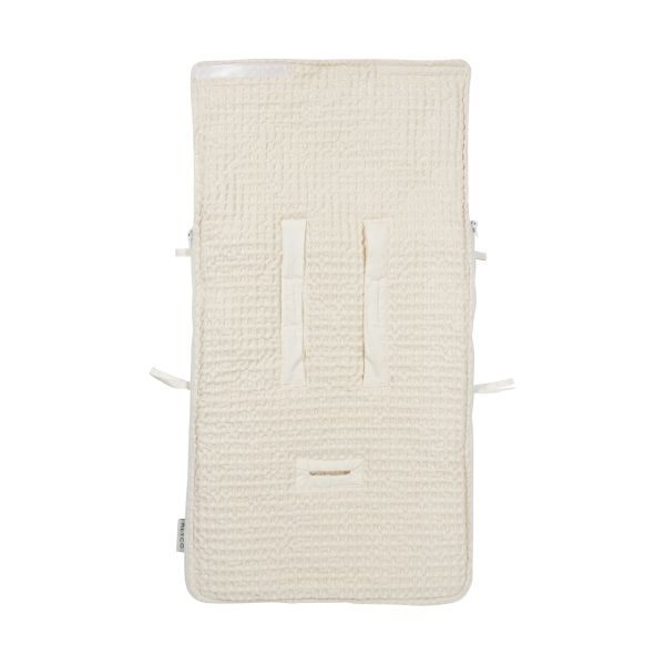 Meyco Baby Voetenzak Wafel Teddy Nature 40 x 82 cm Meyco Baby Voetenzak Wafel Teddy Nature 40 x 82 cm