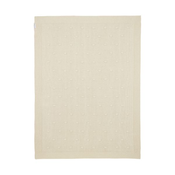 Meyco Baby Ledikantdeken Knots Soft Sand 100 x 150 cm Meyco Baby Ledikantdeken Knots Soft Sand 100 x 150 cm
