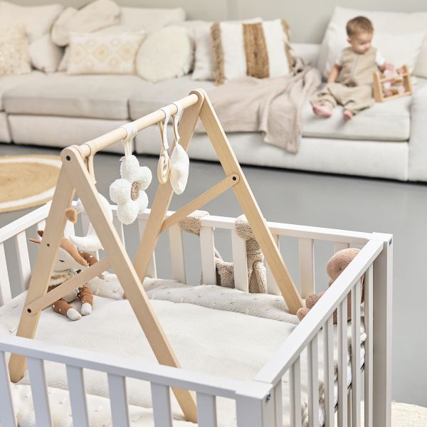 Meyco Baby Knots Parklegger - 77 x 97 cm - Soft Sand Meyco Baby Knots Parklegger - 77 x 97 cm - Soft Sand