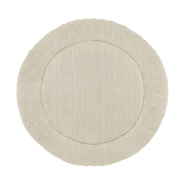 Meyco Baby Knots Parklegger Rond - ⌀95cm - Soft Sand Meyco Baby Knots Parklegger Rond - ⌀95cm - Soft Sand