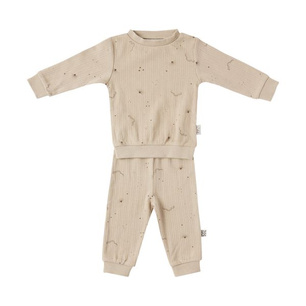 Witlof For Kids Pyjama - Maat 62 - Dark Taupe Witlof For Kids Pyjama - Maat 62 - Dark Taupe