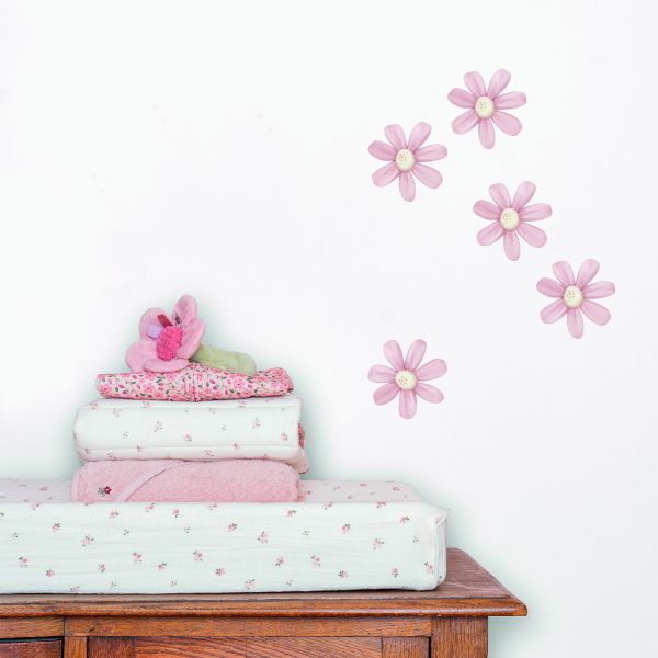 Little Dutch Muurstickers Flowers Fairy Garden - 3x A4 Size Sheets Little Dutch Muurstickers Flowers Fairy Garden - 3x A4 Size Sheets