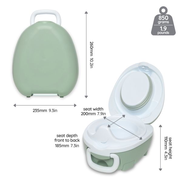 My Carry Potty - Pastel Groen My Carry Potty - Pastel Groen