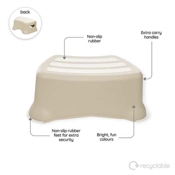 My Carry Potty My Step Stool Pastel Beige My Carry Potty My Step Stool Pastel Beige