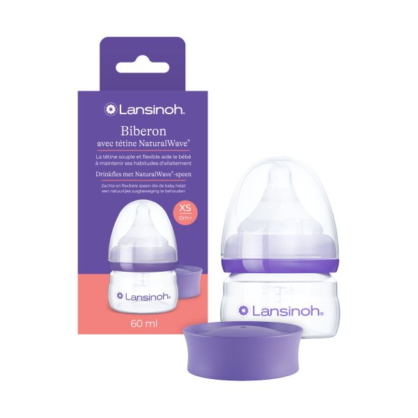 Lansinoh Fles met Natural Wave® Speen - 60 ml Lansinoh Fles met Natural Wave® Speen - 60 ml