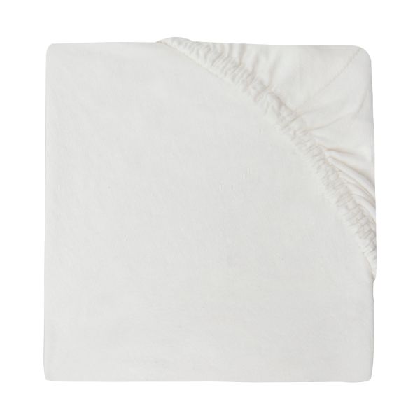 Jollein Juniorhoeslaken Jersey 70 x 140/150 cm Ivory Jollein Juniorhoeslaken Jersey 70 x 140/150 cm Ivory