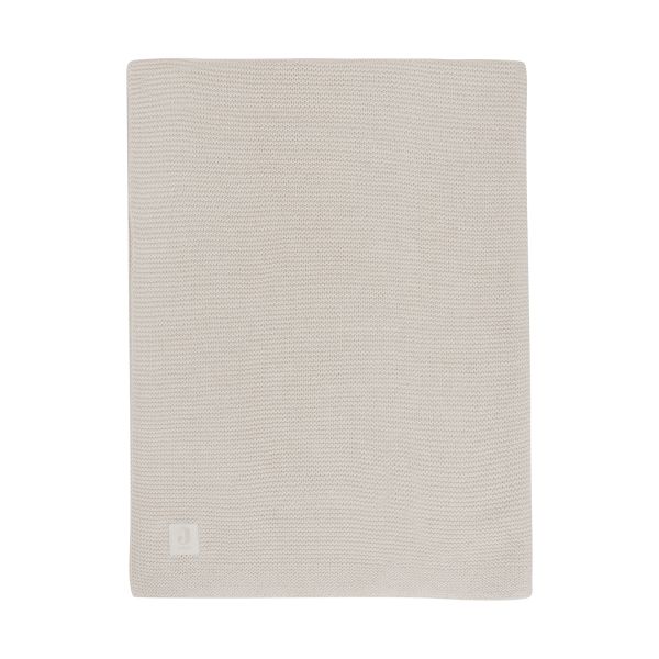 Jollein Deken Wieg - Basic Knit - 75 x 100 cm - Oatmeal