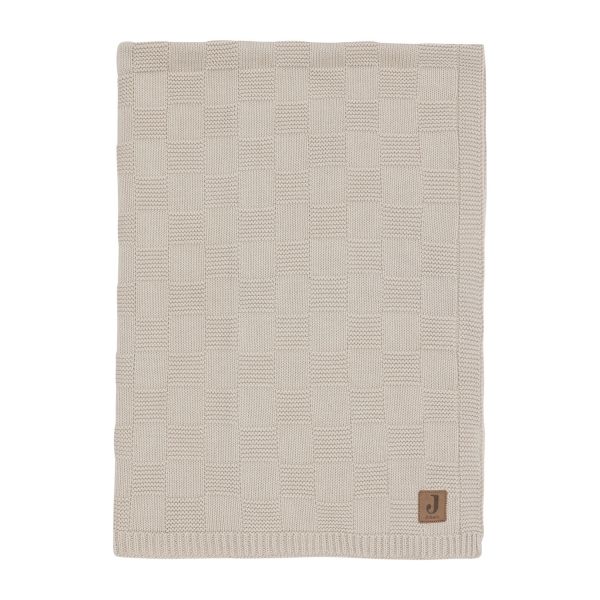 Jollein Deken Ledikant - Box Knit - 100 x 150 cm - Warm Sand Jollein Deken Ledikant - Box Knit - 100 x 150 cm - Warm Sand