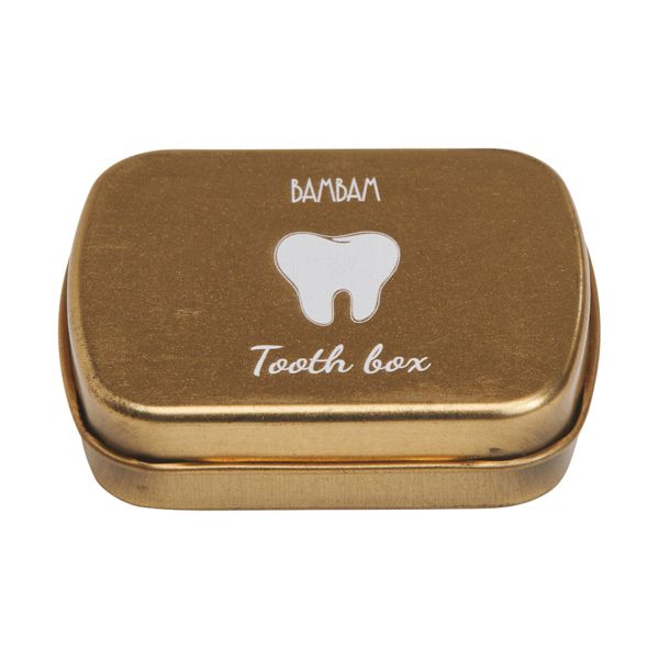 BamBam Tandendoosje - Goud - 6 cm