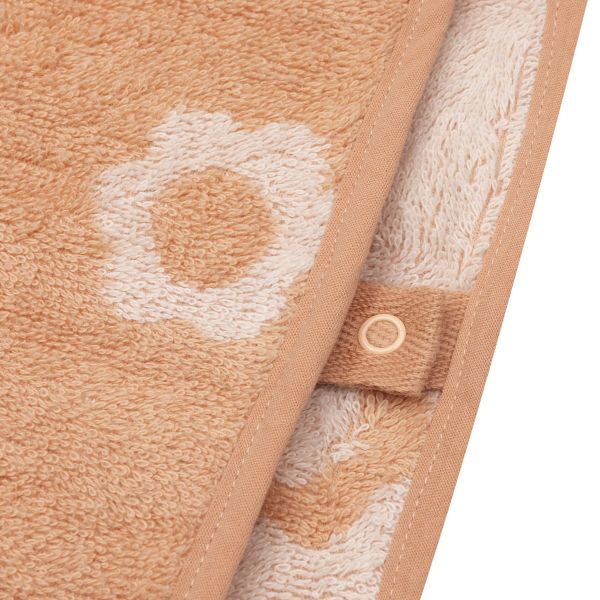Jollein Jacquard Badponcho - 2-zijdig - Badstof - Flower