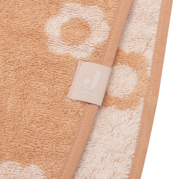 Jollein Jacquard Badponcho - 2-zijdig - Badstof - Flower