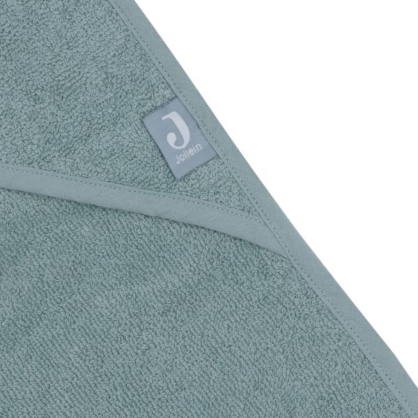 Jollein Badcape Uni - Badstof - 100x100 cm - Sea Green Jollein Badcape Uni - Badstof - 100x100 cm - Sea Green