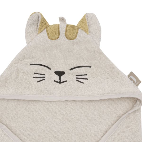 Jollein Badcape Dier - Badstof - 75x75 cm - Charlie