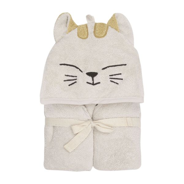Jollein Badcape Dier - Badstof - 75x75 cm - Charlie