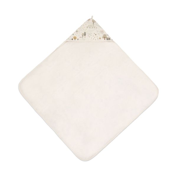 Jollein Badcape Print - Badstof - 75x75 cm - Tiny Park