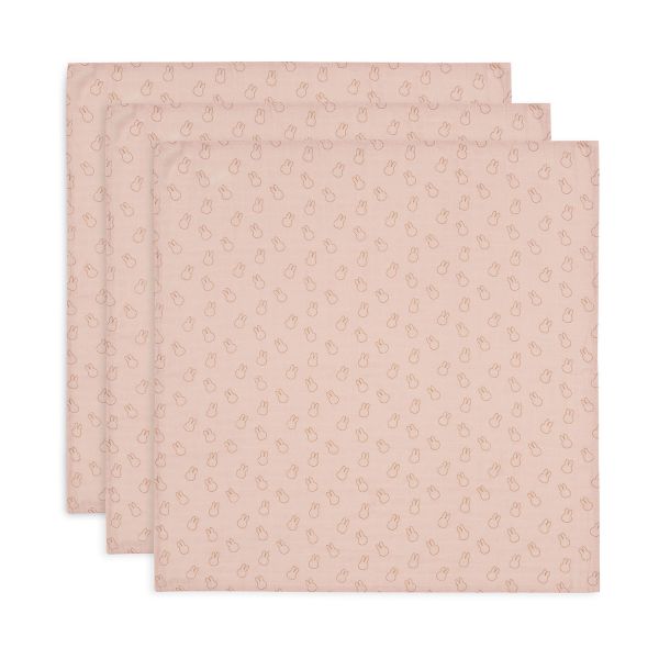 Jollein Miffy Silhouettes Small Multidoek - 3 Pack - 70 x 70 cm - tetra - Wild Rose Jollein Miffy Silhouettes Small Multidoek - 3 Pack - 70 x 70 cm - tetra - Wild Rose