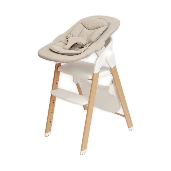 Bo jungle Grow With Me Bouncer - Pure White Bo jungle Grow With Me Bouncer - Pure White