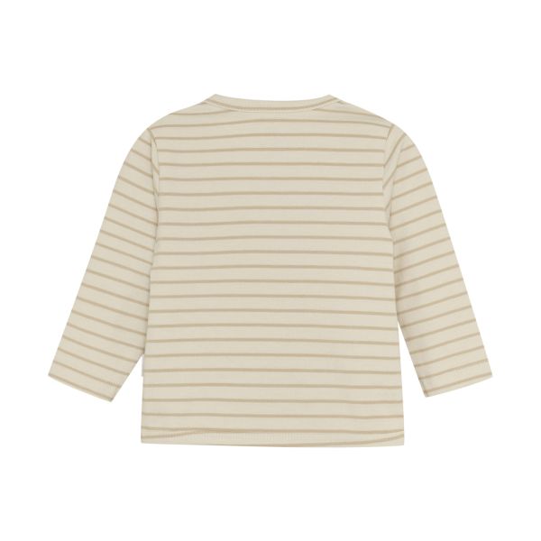 Noppies Shirt met Lange Mouwen - Nour - Stripe - Maat 50 - Offwhite Noppies Shirt met Lange Mouwen - Nour - Stripe - Maat 50 - Offwhite