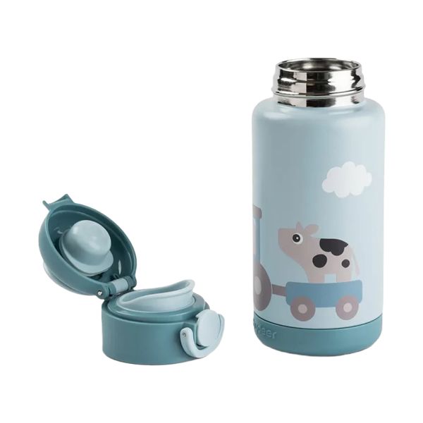 Done by Deer Thermosfles - Tiny Farm - 340 ml - Blue Done by Deer Thermosfles - Tiny Farm - 340 ml - Blue