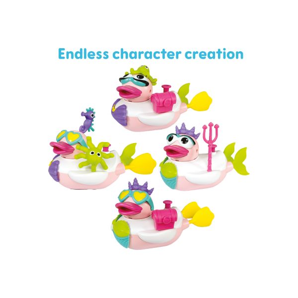 Yookidoo - Create 'N' Spray Ducks Mermaid - Badspeelgoed