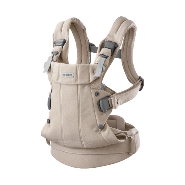 BabyBjörn Harmony Draagzak - Geweven Gemêleerd - Lichtbeige BabyBjörn Harmony Draagzak - Geweven Gemêleerd - Lichtbeige