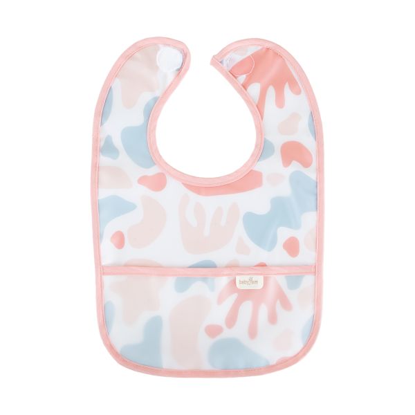 Babyjem Vlekbestendig Schort - Roze Puzzel Babyjem Vlekbestendig Schort - Roze Puzzel