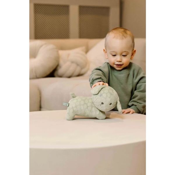 Peluche Miffy Snuffie - Fleur verte - 25 cm Peluche Miffy Snuffie - Fleur verte - 25 cm