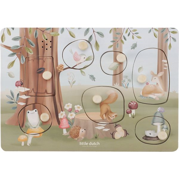 Little Dutch Geluidenpuzzel Forest Friends FSC Little Dutch Geluidenpuzzel Forest Friends FSC