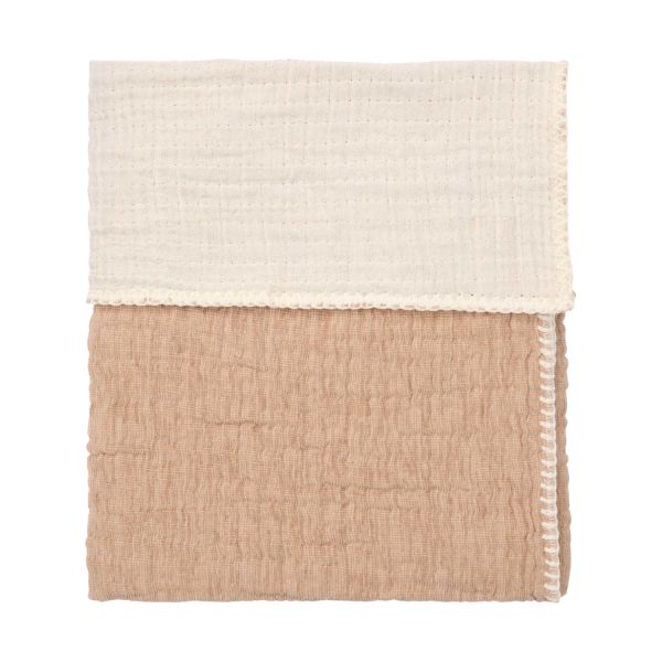 Koeka Rivoli Wiegdeken - Maat 75 x 100 - Caffe Koeka Rivoli Wiegdeken - Maat 75 x 100 - Caffe